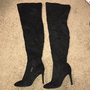Never worn thigh high boots
